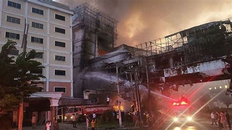 Poipet casino hotel fire .